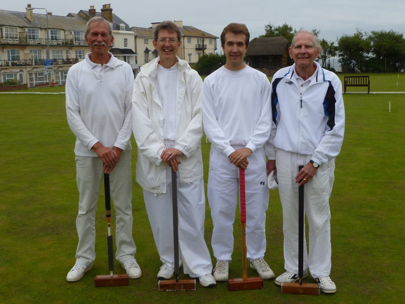 Abbey winning the AC Intermediate League in Sidmouth